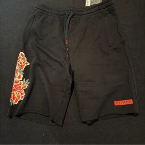 Ethika Men’s Raw Edge Shorts Floral Drawstring Size XL NWT